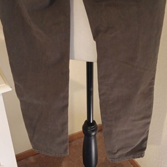 J Brand Mid Rise Super Skinny Jeans In Dark Olive Green - Picture 8 of 15